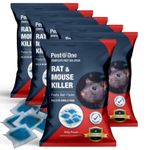 90 Rat Killer Pasta Poison Sachets Mouse Mice Rat Control - Bait Single Feed BU