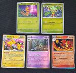 Pokémon Chaos Rising 5x Holo/Reverse bundle - Pack Fresh NM