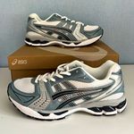 UK10 - ASICS GEL-Kayano 14 'White Fjord Grey' Men's Trainers (1203A537-110)