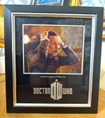 Famous Memorabilia Doctor Who Matt Smith Signed Framed Display COA