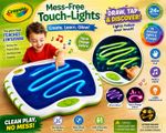 Crayola Mess-Free Touch-Lights Set 6 Songs & 12 Coloured Lights Sensory Toy *NEW