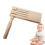 1 Pc Wooden Ratchet Noise Maker Grogger Spinner Traditional Party Toy Instrument