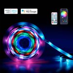 Smart LED Strip Light DC12V RGBIC Multicolour Wifi APP+Voice Control Music Sync