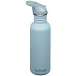 Klean Kanteen Classic Water Bottle w/Flip Seal Sport Cap 532ml Clear Sky