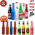 2FT GIANT MONEY SAVING BOTTLES LARGE BANK COIN NOVELTY MONEY BOTTLE 60CM