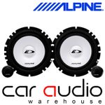 ALPINE SXE-1750S 560 Watts 6.5" 16.5cm Car Speakers & Tweeters Component Kit