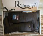 Rhinegold Elite Brooklyn Long Yard Leather Boots Brown Std. UK Size 7 EU 41