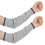 2 Pcs Soft Arm Protectors for Thin Skin and Bruising, Cut Resistant Sleeves, Saf