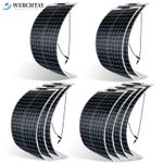 100W Flexible Solar Panel 12V Bendable Mono for RV Boat Marine Rooftop Caravan