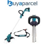 Makita DUR193Z LXT 18v Cordless Grass Line Trimmer & DUH507Z Hedge Cutter Bare