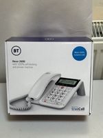 BT Decor 2600 White Corded Telephone Nuisance Call Blocker Answer Machine - NEW