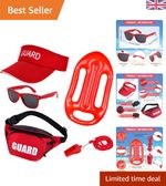 Eye-Catching Lifeguard Accessories Set for Adults: Perfect for Parties & Events