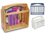 Wooden Wood Magazine Rack Free Standing News Paper Shelf Storage Holder Stand