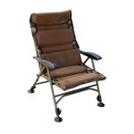 CARPZILLA Fishing Chair Recliner Folding Camping 5CM Cushion 150KG Capacity Camo