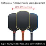 Butter LOCO T700 Carbon Fiber Pickleball Paddle Double Foam Core Long Handle