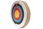 50cm Round Straw Archery Target Hand-Woven 5 Ring Bullseye Degradable