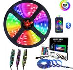 LED Strip Lights USB 1-5m 5050 RGB Colour Changing Tape for kitchen Cabinet, TV