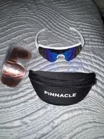 Pinnacle Cycling Sunglasses White Frame Brand New with Case Never Used In Box