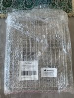 Premium Baking Tray Pan and Cooling Rack Half Sheet with Pre-Cut Parchment Paper