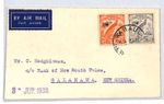 NEW GUINEA Cover Air Mail Rabaul Salamua 1938{Samwells-covers}XC274