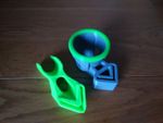 FISHING ROD CENTRE TRIPOD REST & ROD CUP (GREEN)