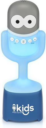 Singing Machine Bluetooth Microphone Karaoke Wireless Mic with Built-In Speaker