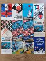 France Rugby Union Programmes 1968 - 2009