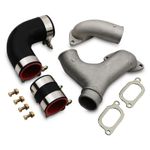 TOP MOUNT INTERCOOLER Y PIPE HOSES KIT FOR SUBARU IMPREZA NEWAGE WRX STI 2.0 2.5