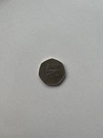 1978 Ireland 50 Pence 50p Woodcock Bird Éire Irish Coin