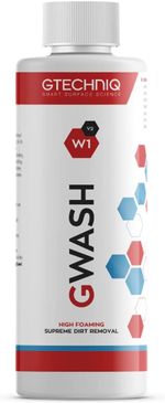 Gtechniq Car Shampoo Auto W1 GWash High Foam Dirt Stain Remover High Gloss 1L