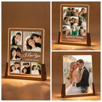 Personalised Acrylic Photo Night Light LED Colour Changing Lamp Gift for Her Him