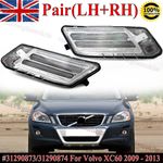 For Volvo XC60 2009 - 2013 LED DRL Front Daytime Running Light Lamp White Light