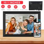 Photo Frame WiFi Digital Frameo App Grouptronics 10.1 Inch Touch Screen 32GB UK