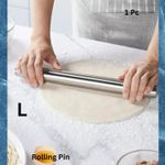 Stainless Steel Rolling Pin, Baking Tool, Non-Stick Dough Roller For Baking