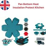 12Pcs Felt Pot Pan Protectors Anti Scratch Non-Stick Divider Pads Heat uk stock