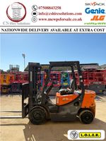 2020 Doosan D25GP Diesel Forklift Triple Mast Counterbalance (Toyota, Hyster)