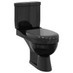 Wall Hung Toilet With Cistern Bathroom Seat Wall Faced Soft Close Flush vidaXL