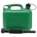 Petrol Jerry Can Unleaded 5L Emergency Fuel Can & Funnel For Vehicle Breakdown