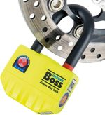 Oxford Boss 14mm Motorcycle Disc Lock Alarm Strong Motorbike Thatcham Security