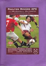 Paulton Rovers v Rushall Olympic  05/06