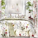 Dreams & Drapes Spring Glade Floral Duvet Cover Set Reversible Bedding Multi