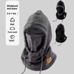 3 in 1 Winter Hat Face Cover Neck Warmer Unisex Cold Weather Headwear