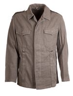 Moleskin Jacket Shirt German Army BW 100% Cotton 60s 70s Olive Drab Green Unisex