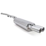 BRUSHED DOWN PIPE BACK EXHAUST SYSTEM FOR BMW 3 SERIES E30 320 325ix 1985-1995