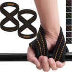 Wrist Straps by RDX, Figure 8, Lifting Straps, Anti Slip, Weight Lifting Straps