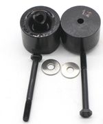 Hole Punch & Flare Tool Dimple Plate Dies in Black 1/2"5/8" 3/4" 1"... full-size