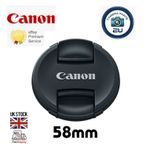 LENS CAP FOR CANON 58MM FILTER THREAD UK STOCK FAST FREE SHIPPING