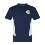 Scotland Boys T-Shirt Poly OFFICIAL Football Gift