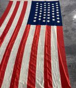 Antique 46-Star US America Flag 1908-1912 Wm. H. Horstmann Co. Phila 6x10 FT