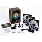 Corsair LL120 120mm White RGB Case Fan 4-Pin 2200RPM 63CFM CO-9050072-WW